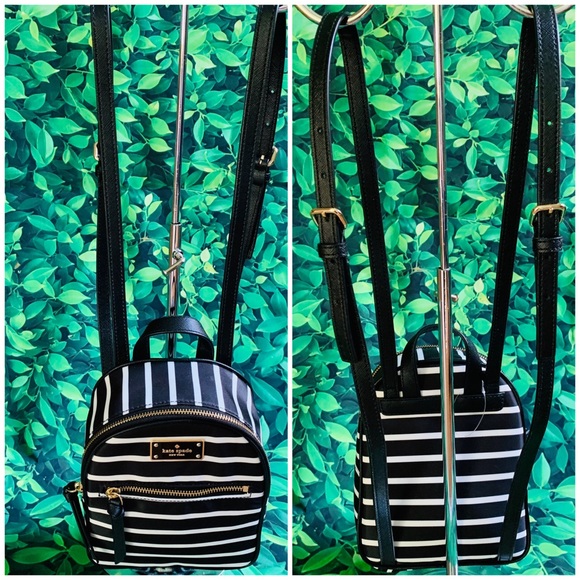 Kate spade Mini Bradley Wilson Stripe backpack - Picture 6 of 7